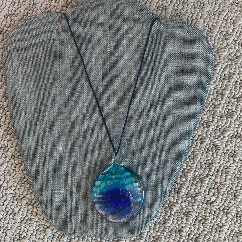 Blue necklace